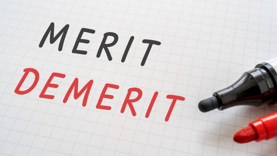 「MERIT,DEMERIT」の画像