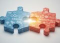 SEEDSとNEEDSのパズルが噛み合う、中小企業の戦略分析を象徴する画像