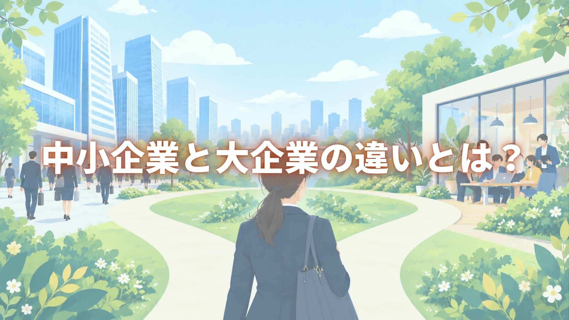 中小企業と大企業の違いとは？給料・働きがい・安定性で見る、自分に合う会社の見つけ方
